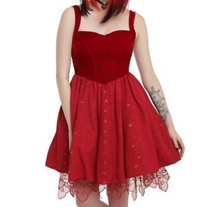 **SOLD**  XL Red Queen Dress